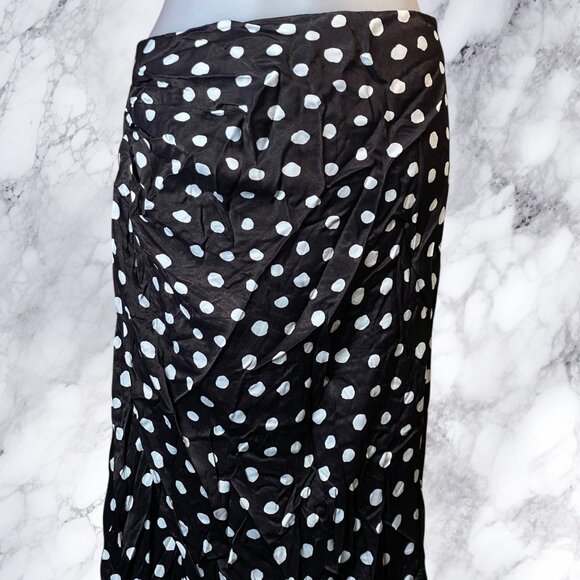 MAJORELLE Fiammetta Maxi Skirt Black & White Dot - Picture 6 of 12